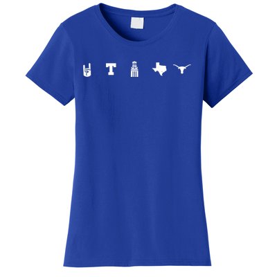 Texas Sneakers Ut Icons Strip Women's T-Shirt