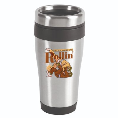 They See Us Rollin Big Foot Martial Arts 16oz Travel Tumbler