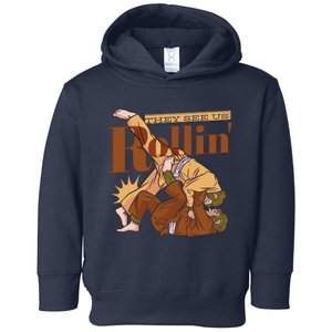 They See Us Rollin Big Foot Martial Arts Toddler Hoodie