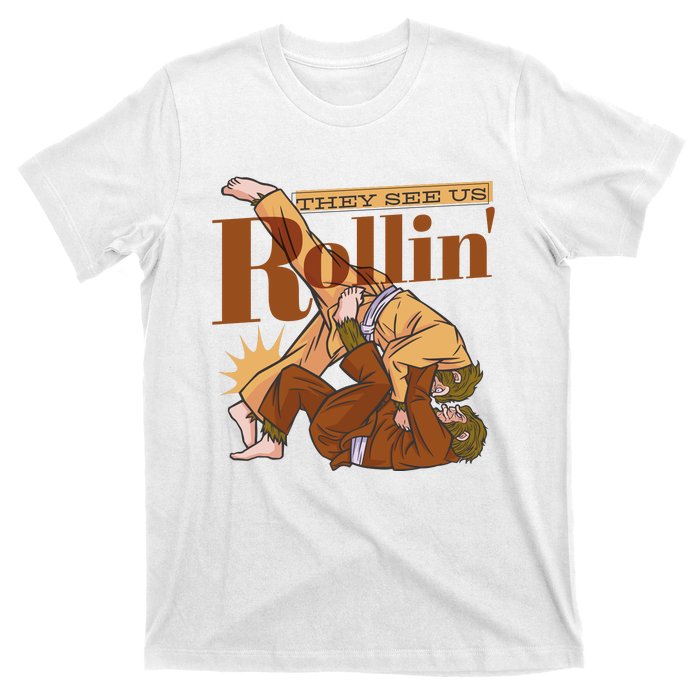 They See Us Rollin Big Foot Martial Arts T-Shirt