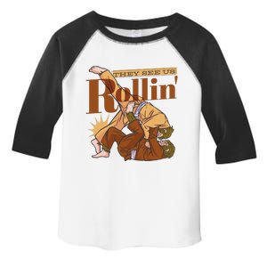 They See Us Rollin Big Foot Martial Arts Toddler Fine Jersey T-Shirt