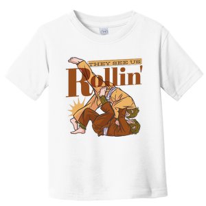 They See Us Rollin Big Foot Martial Arts Toddler T-Shirt