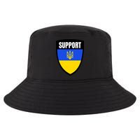 Tatical Support Ukrainian Flag Shield I Stand With Ukraine Military Cool Comfort Performance Bucket Hat