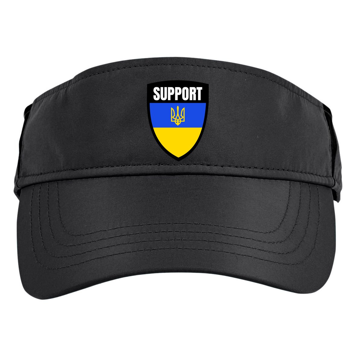 Tatical Support Ukrainian Flag Shield I Stand With Ukraine Military Adult Drive Performance Visor