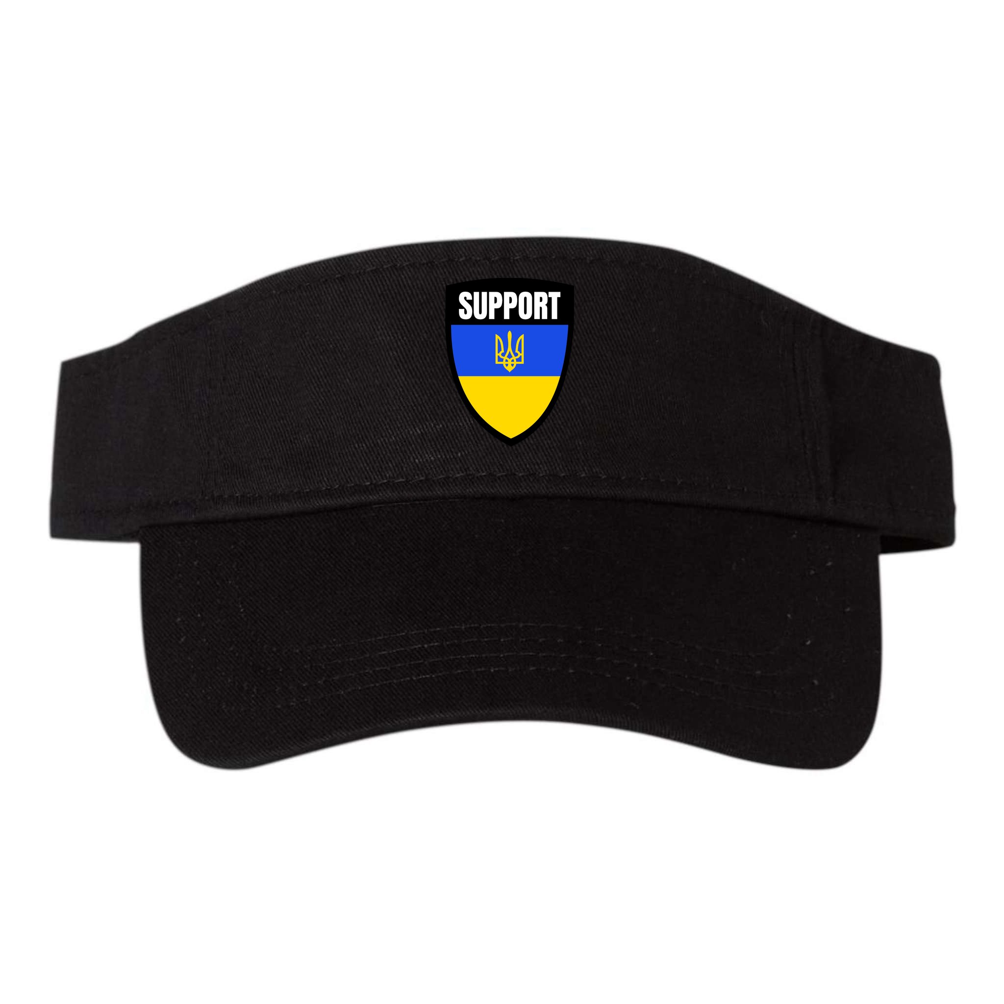 Tatical Support Ukrainian Flag Shield I Stand With Ukraine Military Visor