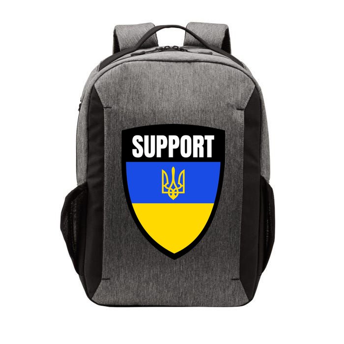 Tatical Support Ukrainian Flag Shield I Stand With Ukraine Military Vector Backpack