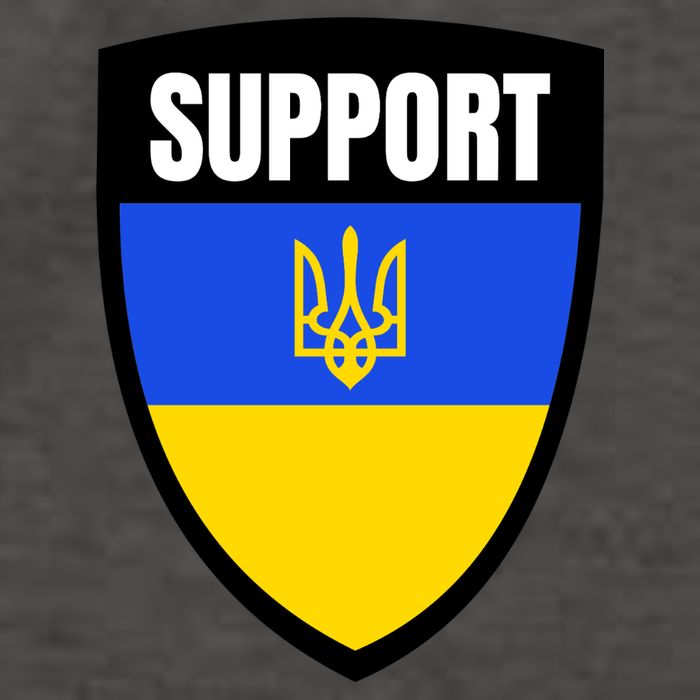 Tatical Support Ukrainian Flag Shield I Stand With Ukraine Military Vector Backpack