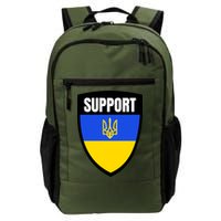 Tatical Support Ukrainian Flag Shield I Stand With Ukraine Military Backpack