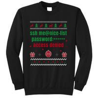 Tech Support Ugly Christmas Funny Computer It Nerd Xmas Long Sleeve Sweatshirt