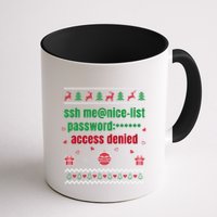 Tech Support Ugly Christmas Funny Computer It Nerd Xmas Long Sleeve Coffee Mug