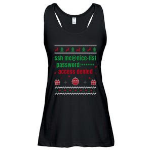 Tech Support Ugly Christmas Funny Computer It Nerd Xmas Long Sleeve Ladies Essential Flowy Tank