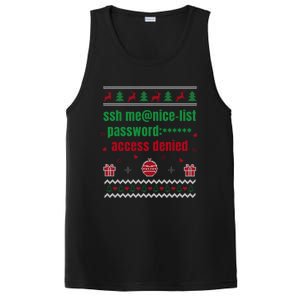 Tech Support Ugly Christmas Funny Computer It Nerd Xmas Long Sleeve PosiCharge Competitor Tank