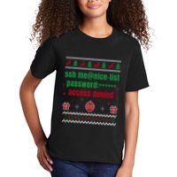 Tech Support Ugly Christmas Funny Computer It Nerd Xmas Long Sleeve Kids T-Shirt