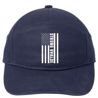 Texas Strong Uvalde United States Flag 7-Panel Snapback Hat