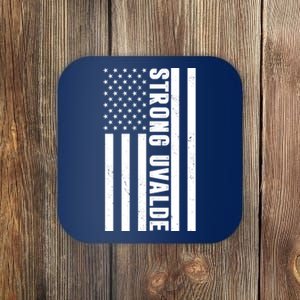 Texas Strong Uvalde United States Flag Coaster