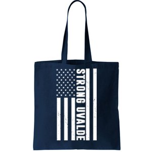 Texas Strong Uvalde United States Flag Tote Bag