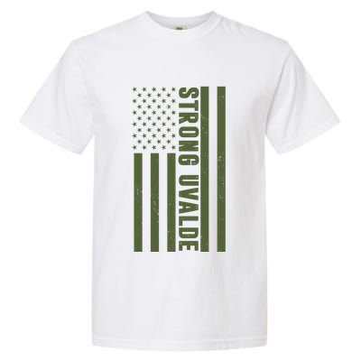 Texas Strong Uvalde United States Flag Garment-Dyed Heavyweight T-Shirt