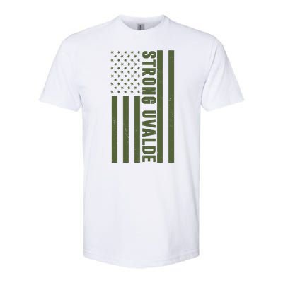 Texas Strong Uvalde United States Flag Softstyle® CVC T-Shirt