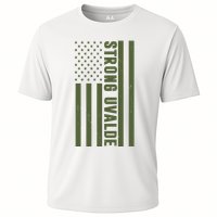 Texas Strong Uvalde United States Flag Cooling Performance Crew T-Shirt