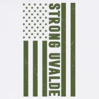 Texas Strong Uvalde United States Flag Cooling Performance Crew T-Shirt