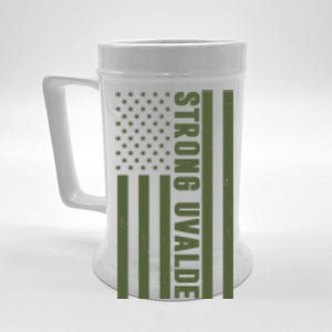 Texas Strong Uvalde United States Flag Beer Stein