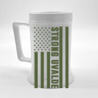 Texas Strong Uvalde United States Flag Beer Stein