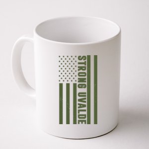 Texas Strong Uvalde United States Flag Coffee Mug