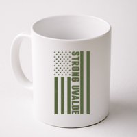 Texas Strong Uvalde United States Flag Coffee Mug