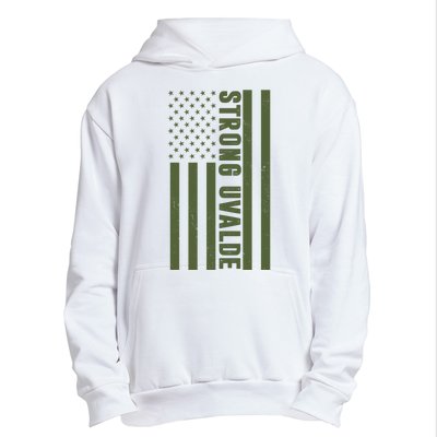 Texas Strong Uvalde United States Flag Urban Pullover Hoodie