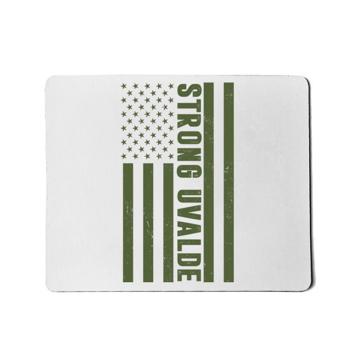 Texas Strong Uvalde United States Flag Mousepad