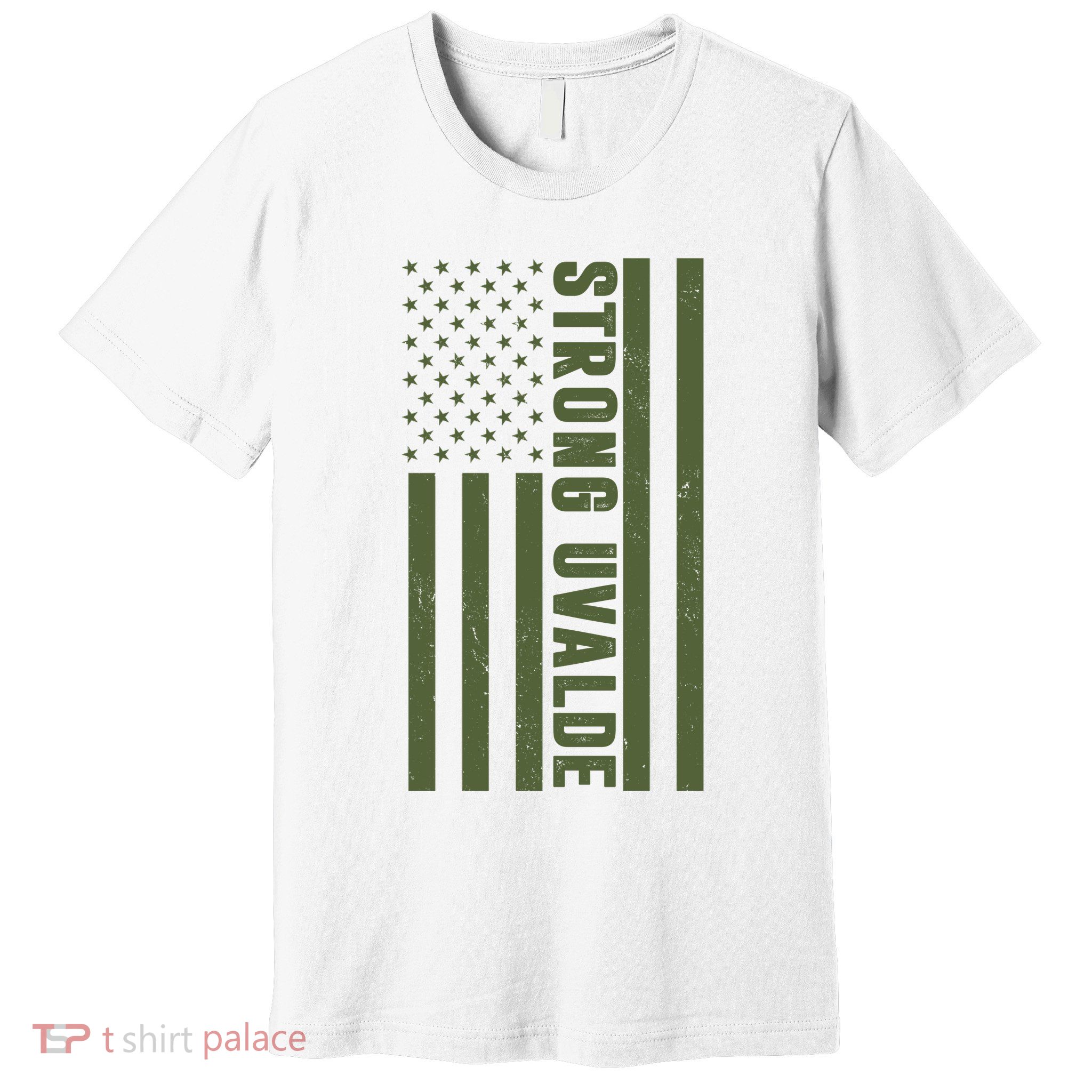 Texas Strong Uvalde United States Flag Premium T-Shirt
