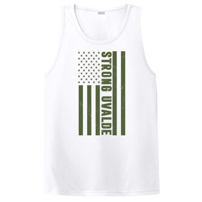 Texas Strong Uvalde United States Flag PosiCharge Competitor Tank