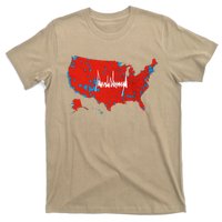 Trump Signature Usa Map Jd Vance Maga Inauguration Day 2025 T-Shirt