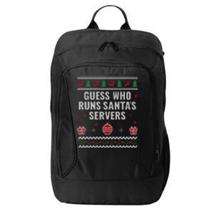 Tech Support Ugly Christmas Funny Computer It Nerd Xmas Cool Gift City Backpack