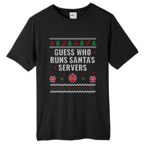 Tech Support Ugly Christmas Funny Computer It Nerd Xmas Cool Gift Tall Fusion ChromaSoft Performance T-Shirt