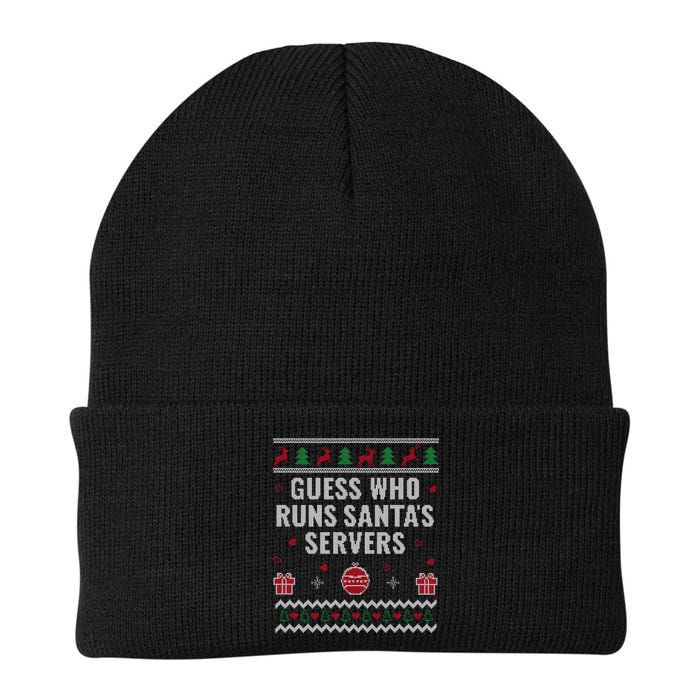 Tech Support Ugly Christmas Funny Computer It Nerd Xmas Cool Gift Knit Cap Winter Beanie