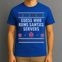 Tech Support Ugly Christmas Funny Computer It Nerd Xmas Cool Gift T-Shirt