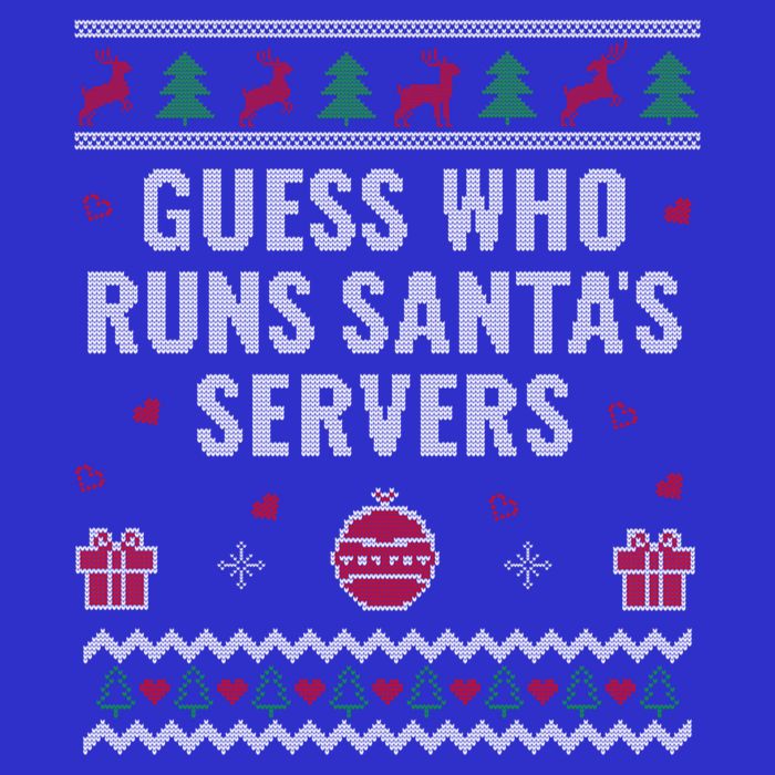 Tech Support Ugly Christmas Funny Computer It Nerd Xmas Cool Gift T-Shirt