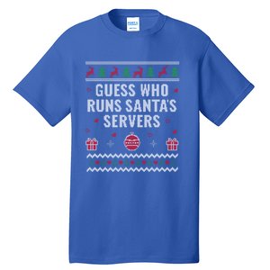 Tech Support Ugly Christmas Funny Computer It Nerd Xmas Cool Gift Tall T-Shirt