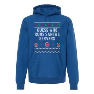 Tech Support Ugly Christmas Funny Computer It Nerd Xmas Cool Gift Premium Hoodie