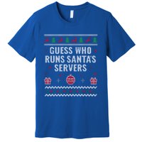 Tech Support Ugly Christmas Funny Computer It Nerd Xmas Cool Gift Premium T-Shirt