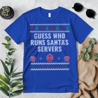 Tech Support Ugly Christmas Funny Computer It Nerd Xmas Cool Gift Premium T-Shirt