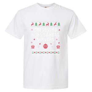 Tech Support Ugly Christmas Funny Computer It Nerd Xmas Cool Gift Garment-Dyed Heavyweight T-Shirt