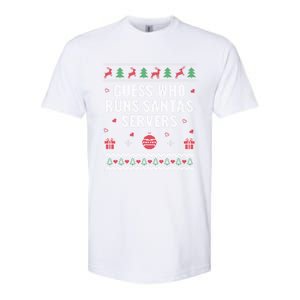 Tech Support Ugly Christmas Funny Computer It Nerd Xmas Cool Gift Softstyle CVC T-Shirt