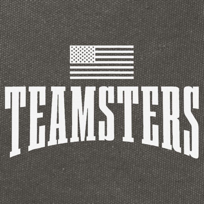 Teamsters Solidarity Union Worker Labor Protest Usa Flag Cotton Canvas Backpack