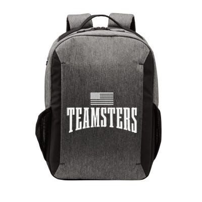 Teamsters Solidarity Union Worker Labor Protest Usa Flag Vector Backpack