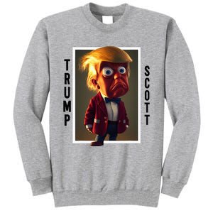 Trump Scott Voter Clothing 2024 Election Tall Sweatshirt