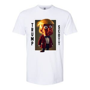 Trump Scott Voter Clothing 2024 Election Softstyle CVC T-Shirt