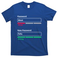 Tofu Saying Vegan Meme Password Weak Strong Tofu Cute Gift T-Shirt