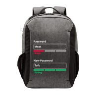 Tofu Saying Vegan Meme Password Weak Strong Tofu Cute Gift Vector Backpack